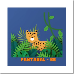 Pantanal Jaguar - Wildlife Posters and Art